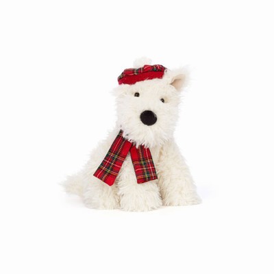 Jellycat Winter Warmer Munro Scottie Dog USA | 76532MSXP